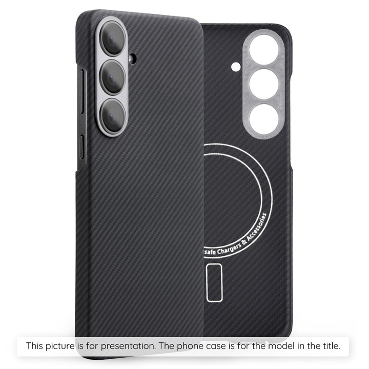 Калъф с висока степен на защита за Google Pixel 9/9 Pro, Арамидни влакна MagSafe, Z64, Метал, Наситено тъмно