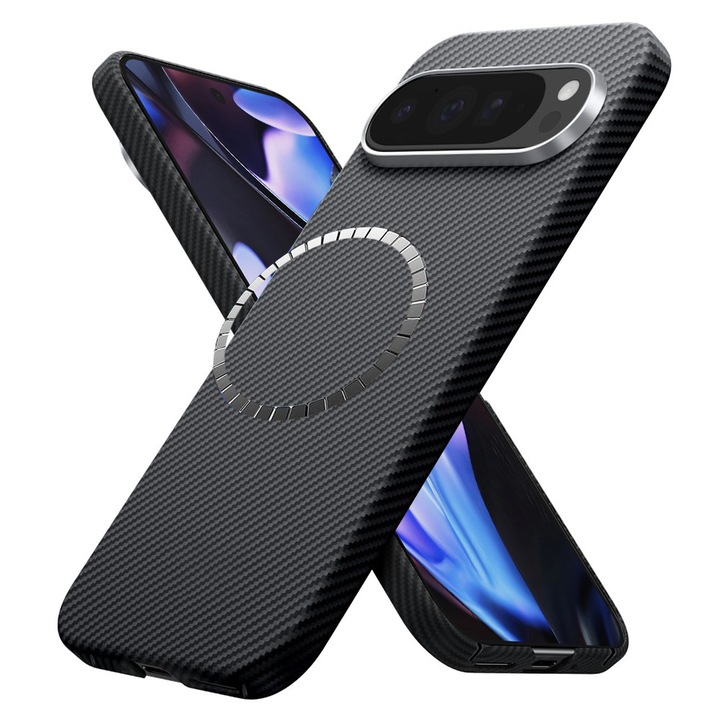 Калъф за Google Pixel 9 Pro XL, MagSafe, Techsuit, Черен