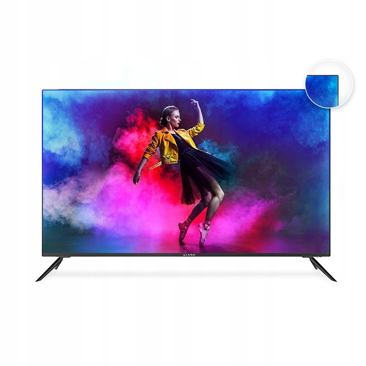 Телевизор Kiano 50" DLED 4K UHD, Smart TV Android, 2GB DDR, 8GB flash, 16:9