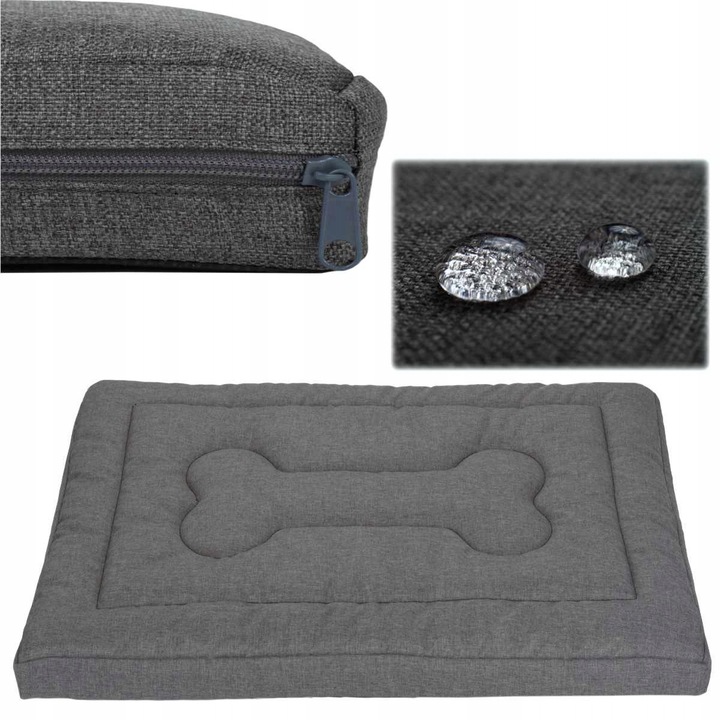 Culcus pentru caini, 130x90 cm, impermeabil, cu spuma, EcoHomeGarden