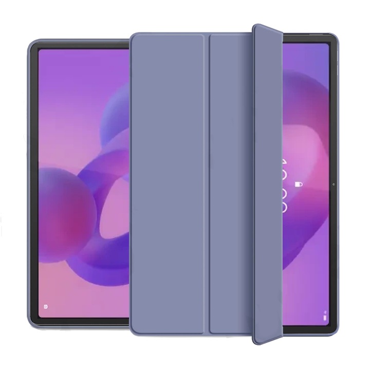 Ултратънък калъф за Lenovo Idea Tab TB336FU, 11.0", Силиконов TPU, Смарт калъф - Лавандула