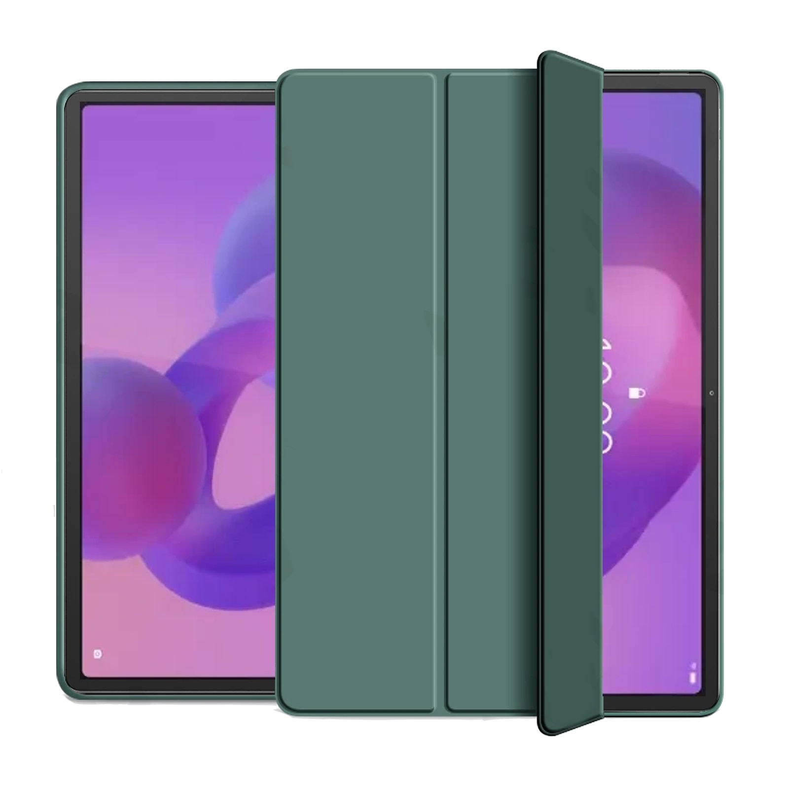 Husa Ultra Slim REVOMAG pentru Lenovo Idea Tab TB336FU, TPU, Verde Marin, 11.0"