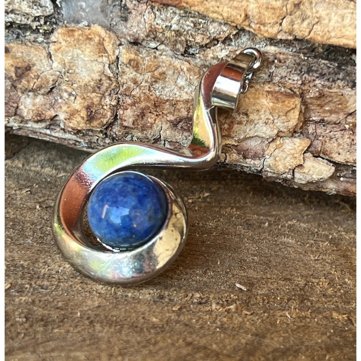 Pandantiv lapis lazuli Antique, Druzy, pietre semipretioase, m2