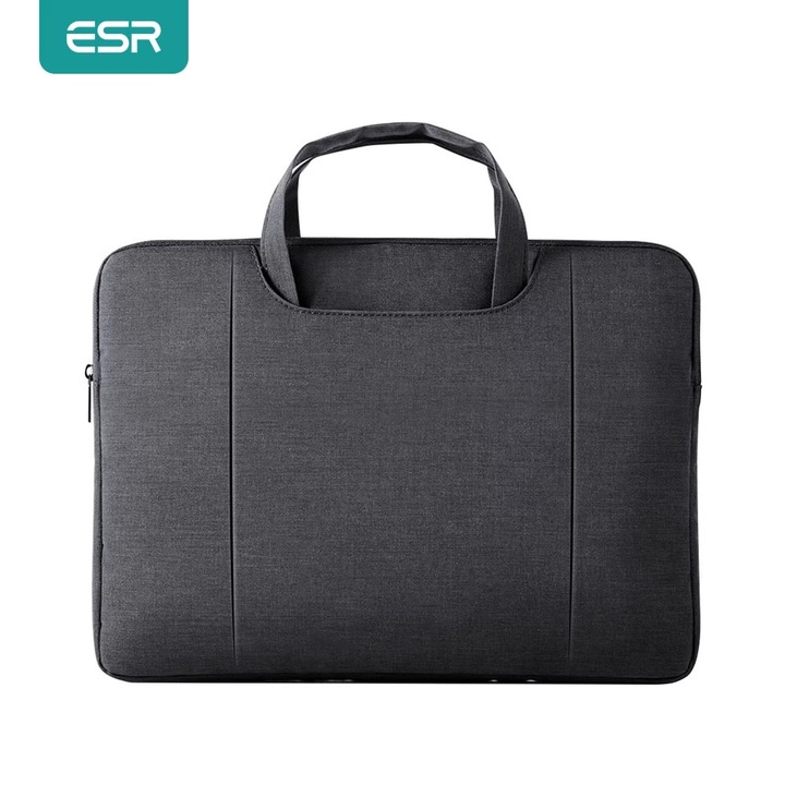 Geanta laptop ESR Light Travel 15,6", neagra, impermeabila, cu compartimente suplimentare