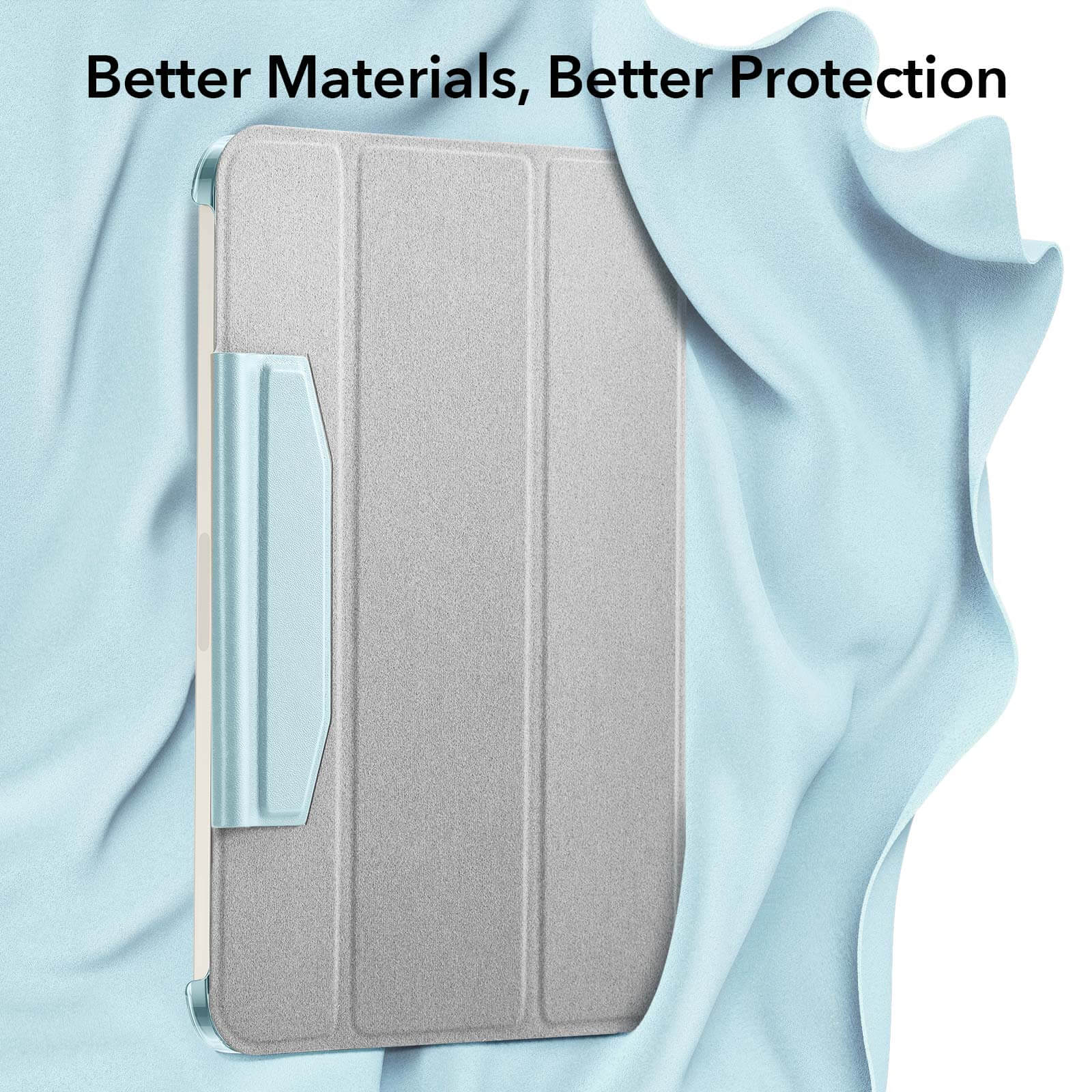 Husa tableta ESR Ascend Trifold cu clapeta, albastru deschis, pentru iPad mini 6 2021