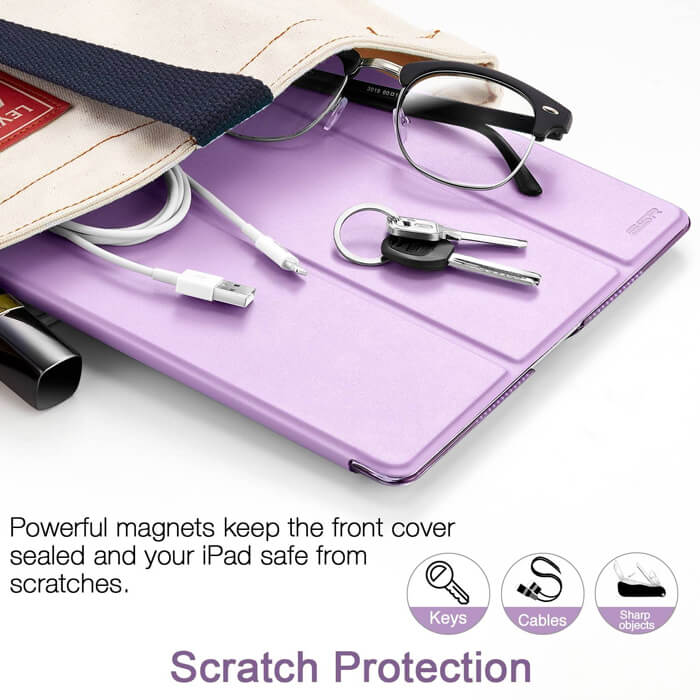 Husa tableta, ESR, Yippee Series, protectie spate, violet, pentru iPad Air 2019