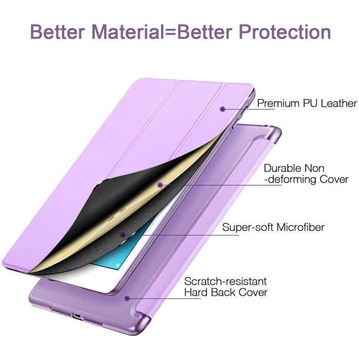 Husa tableta, ESR, Yippee Series, protectie spate, violet, pentru iPad Air 2019