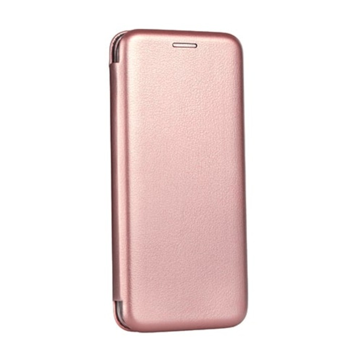 Калъф за телефон Orso Book Elegance, розово злато, за Samsung Galaxy A55 5G, със стойка и отвор за камера