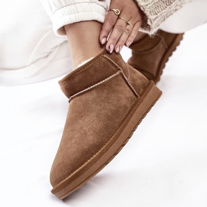 Камилски боти от естествена кожа W5821 118 14103, Камел