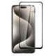 Folie protectie telefon Orso, Full Glue, compatibila cu iPhone 15 Pro, transparenta, dimensiuni precise.