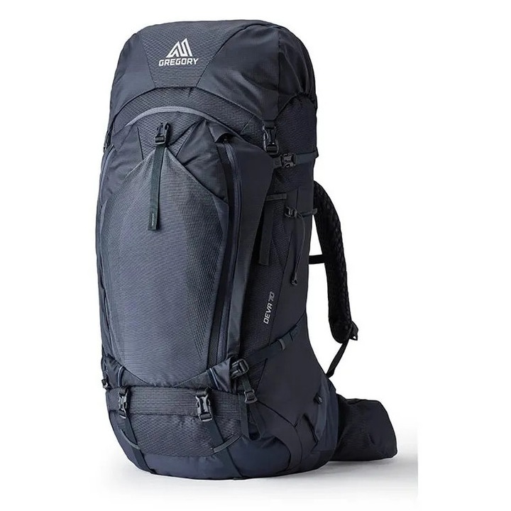 Rucsac trekking Deva 70L, Gregory, sistem de purtare confortabil, compartimentat