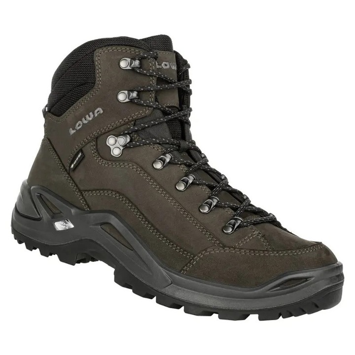 Ghete trekking Lowa Renegade GTX Mid, piele nubuc, maro, Maro