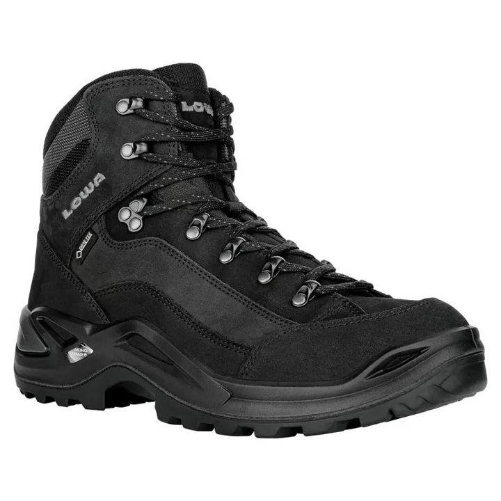 Ghete trekking Buty Renegade GTX Mid, impermeabile, piele nubuc, negru