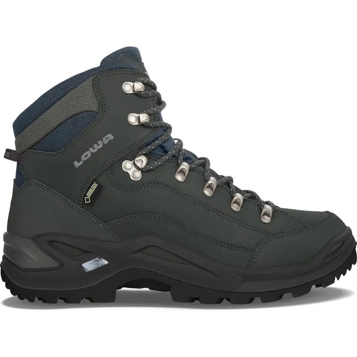 trekking Lowa Renegade GTX Mid, piele nubuc, Negru