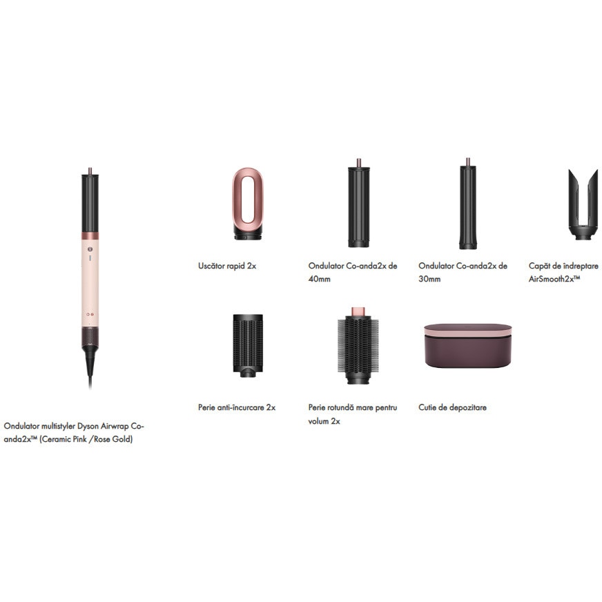Ondulator multistyler Dyson HS09 Airwrap™ Co-anda2x™, Straight+