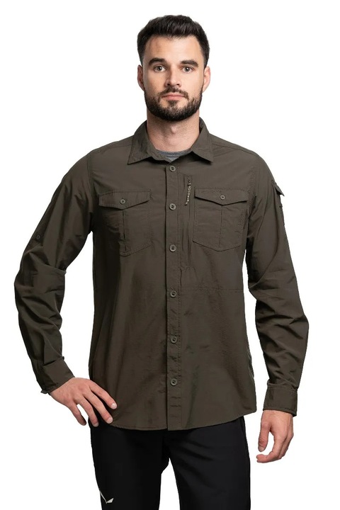 Férfi ing, Craghoppers, Nosilife Adventure, hosszú, barna, poliamid