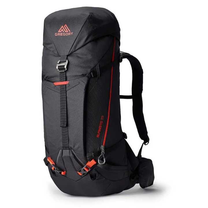 Rucsac GREGORY Alpinisto 35L, sistem de purtare Fusion Flex, negru