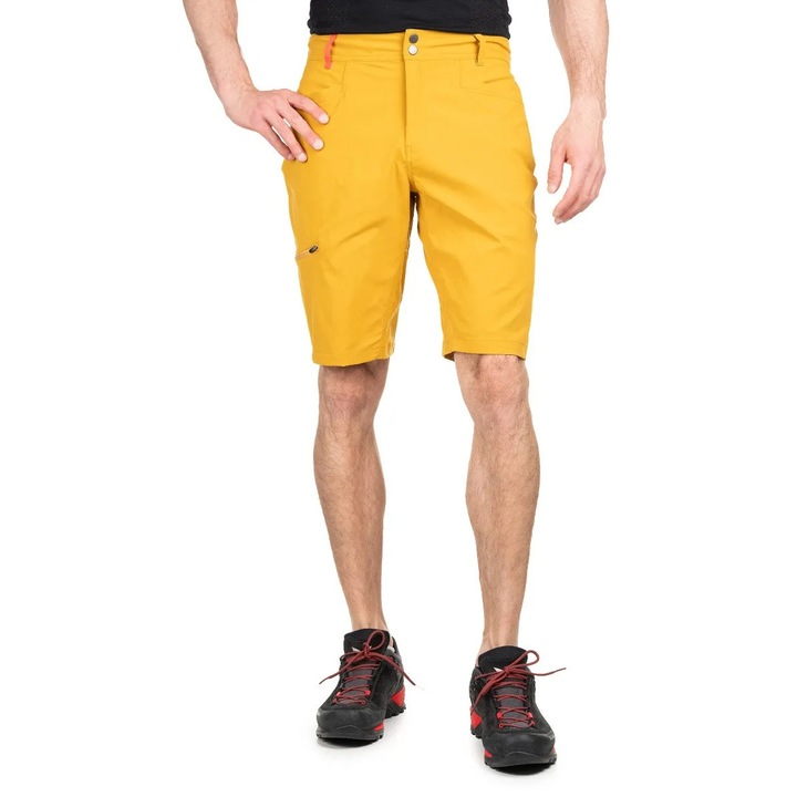 Pantaloni scurti sport barbati, Black Diamond, Nylon, Galben