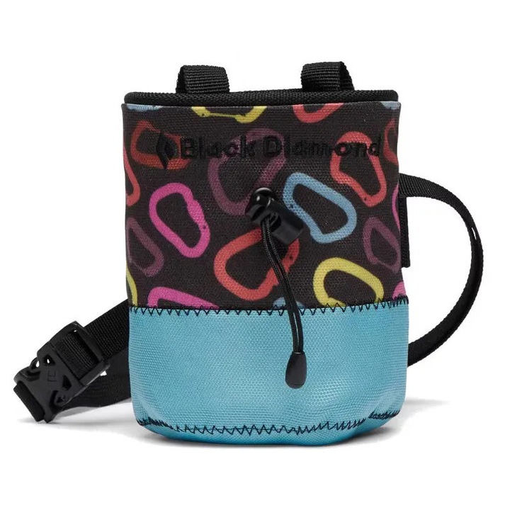 Gyerek magnéziumzsák Black Diamond S/M, derékzsinórral, ellenálló, kényelmes