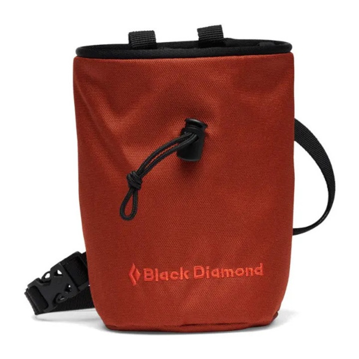 Black Diamond Mojo M/L magnéziás zsák, fekete, könnyű anyag, optimális kapacitás