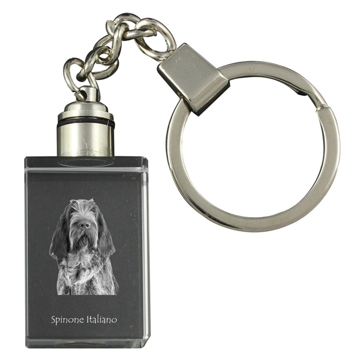 Kulcstartók, Art-Dog, kutyás kulcstartó, világító, kristály, 20x30x15mm