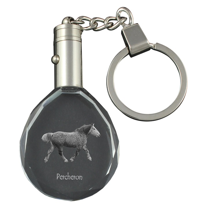 Breloc din cristal, Art-Dog, iluminat, model cal