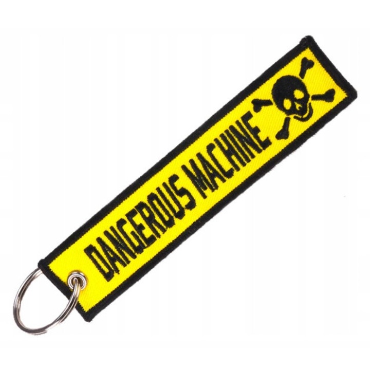 Breloc, AW, 13x3cm, material rezistent, broderie de calitate