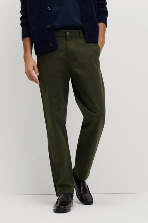 Marks & Spencer, Pantaloni chino regular fit, Verde feriga