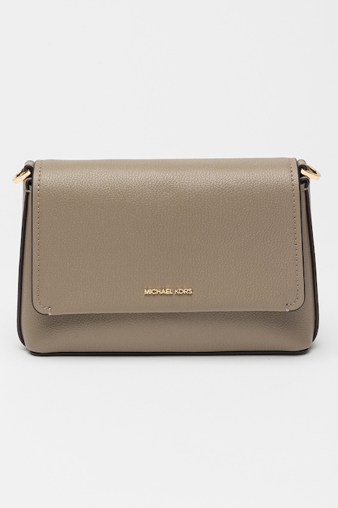 Michael Kors, Geanta crossbody de piele Nessa, Maro taupe