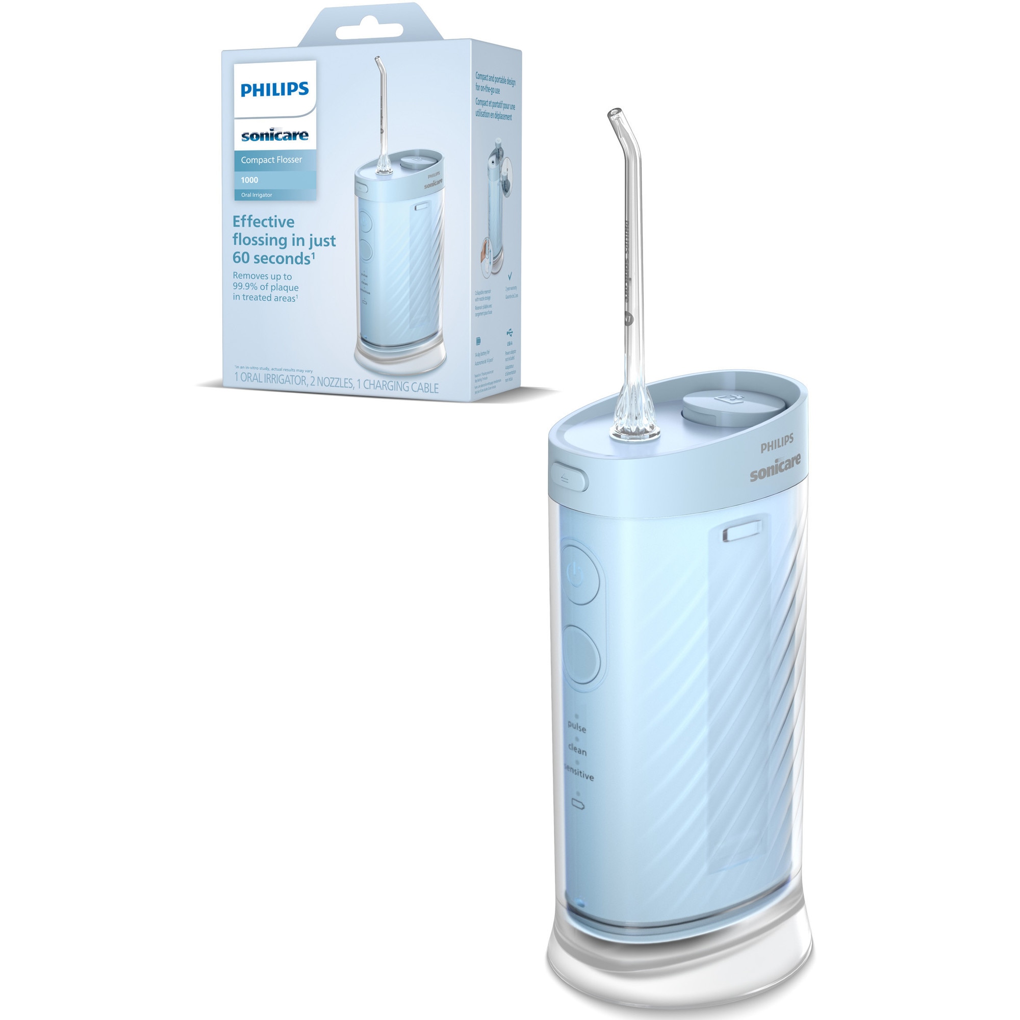 Irigator bucal tip dus bucal Philips Sonicare Seria 1000 HX3333/24
