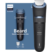 Aparat de tuns barba PHILIPS BT3660/15 cu lame integral metalice cu autoascutire, 40 de setari de lungime, 2 piepteni ajustabili pentru barba (0,5-20 mm), autonomie 80 min
