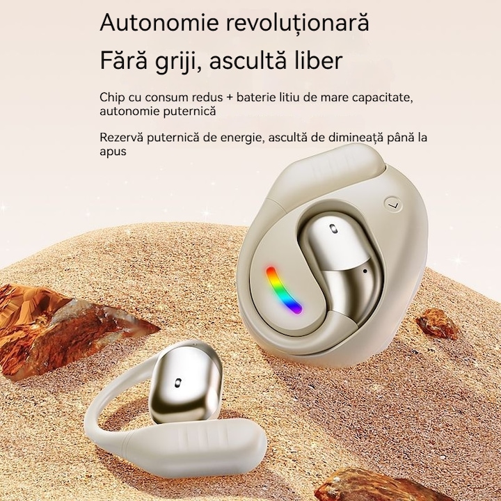 Casti Ai Casti Wireless Bluetooth cu Traducator AI,40 de Limbi in Timp Real ...