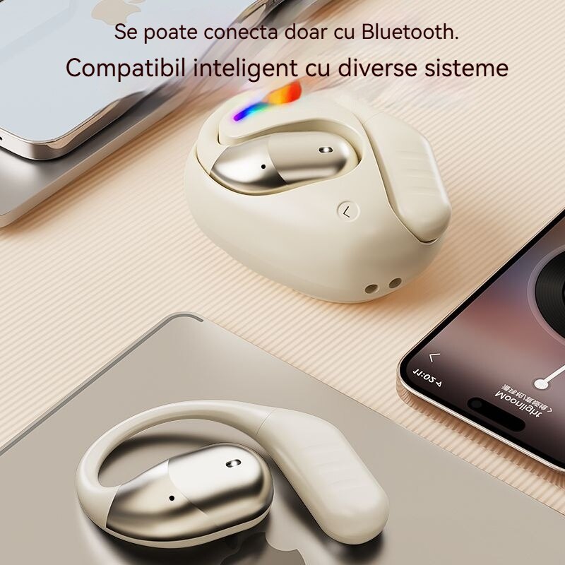 Casti Ai Casti Wireless Bluetooth cu Traducator AI,40 de Limbi in Timp Real ...