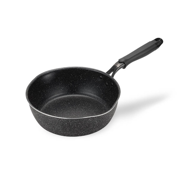 Mély serpenyő alumínium 22 cm, Maestro, tapadásmentes, indukciós alj, csúszásmentes fogantyú