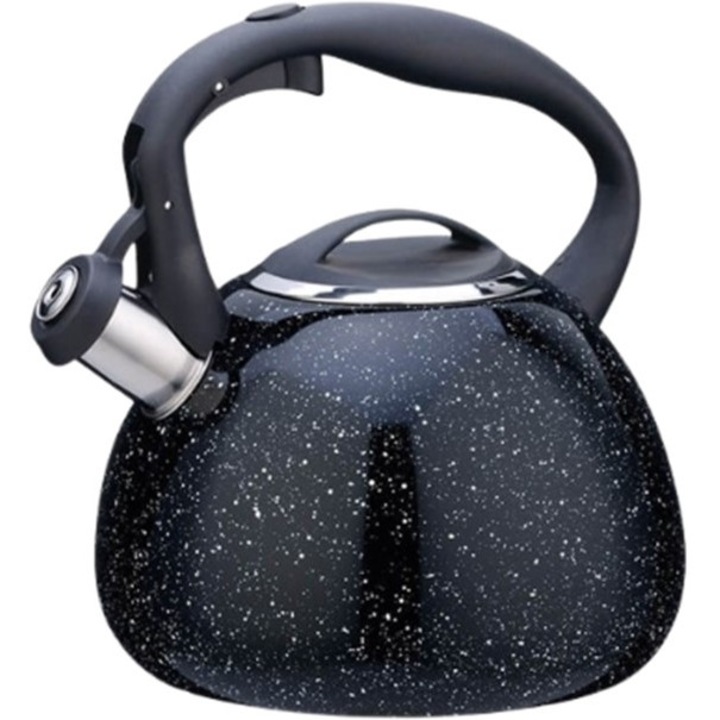 Традиционен чайник Maestro гранит 2,5 л, инокс + пластмаса, 22x20,5x19см, за всички видове котлони