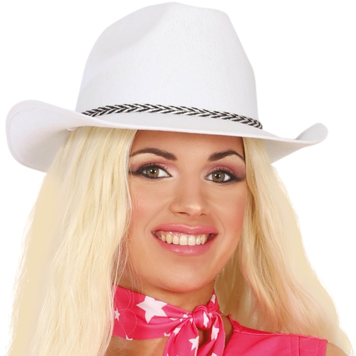 Cowboy kalap, Guirca, fehér, univerzális méret