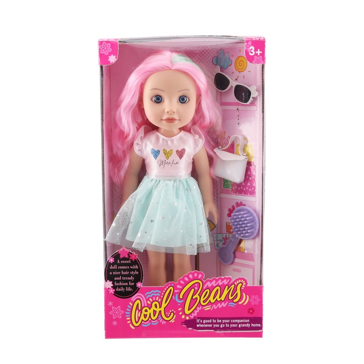 Papusa Momki - Cool Beans, roz