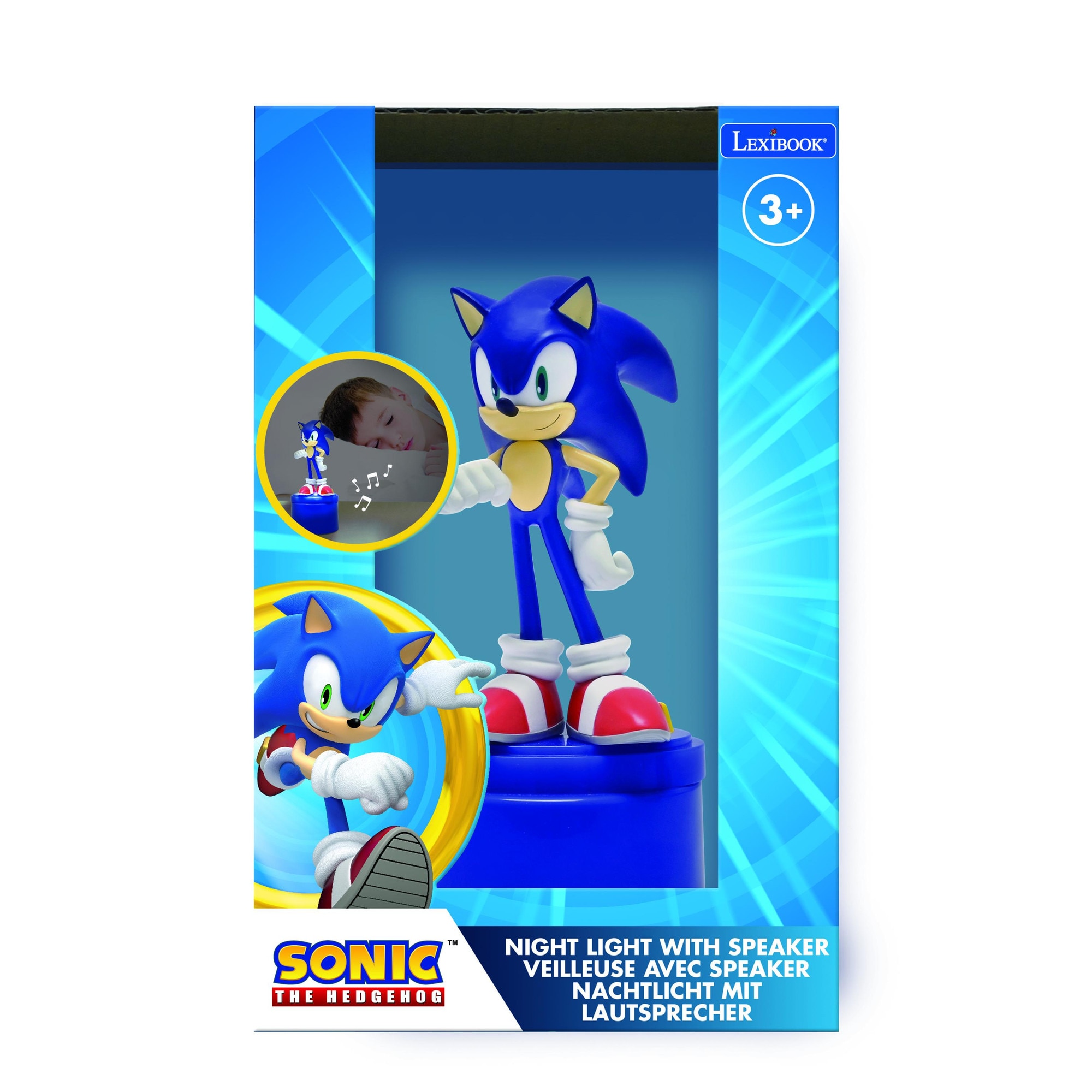 Lampa de veghe Lexibook - Sonic, cu difuzor