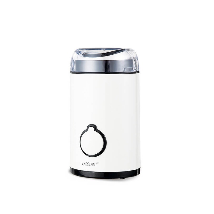 Rasnita electrica Maestro 50g 150W, alb, dimensiuni 18x9x10cm