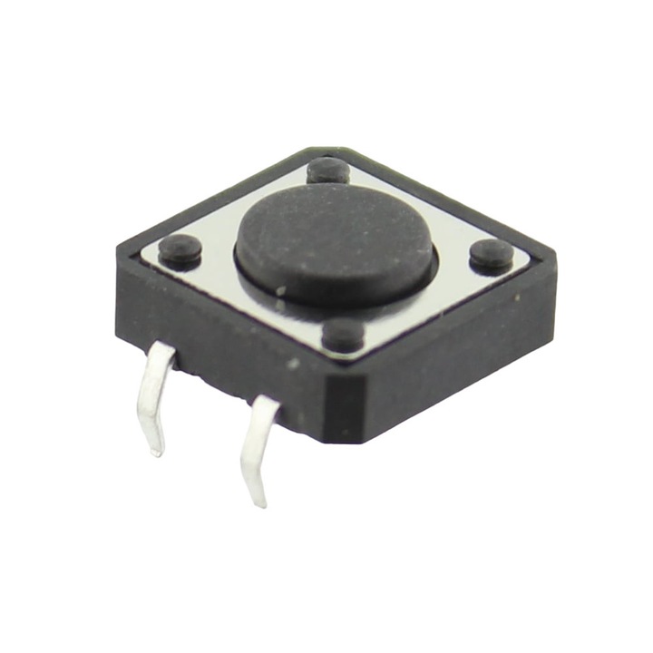 Microintrerupator 12x12mm, OFF-(ON), SPST-NO, NINIGI, T157119