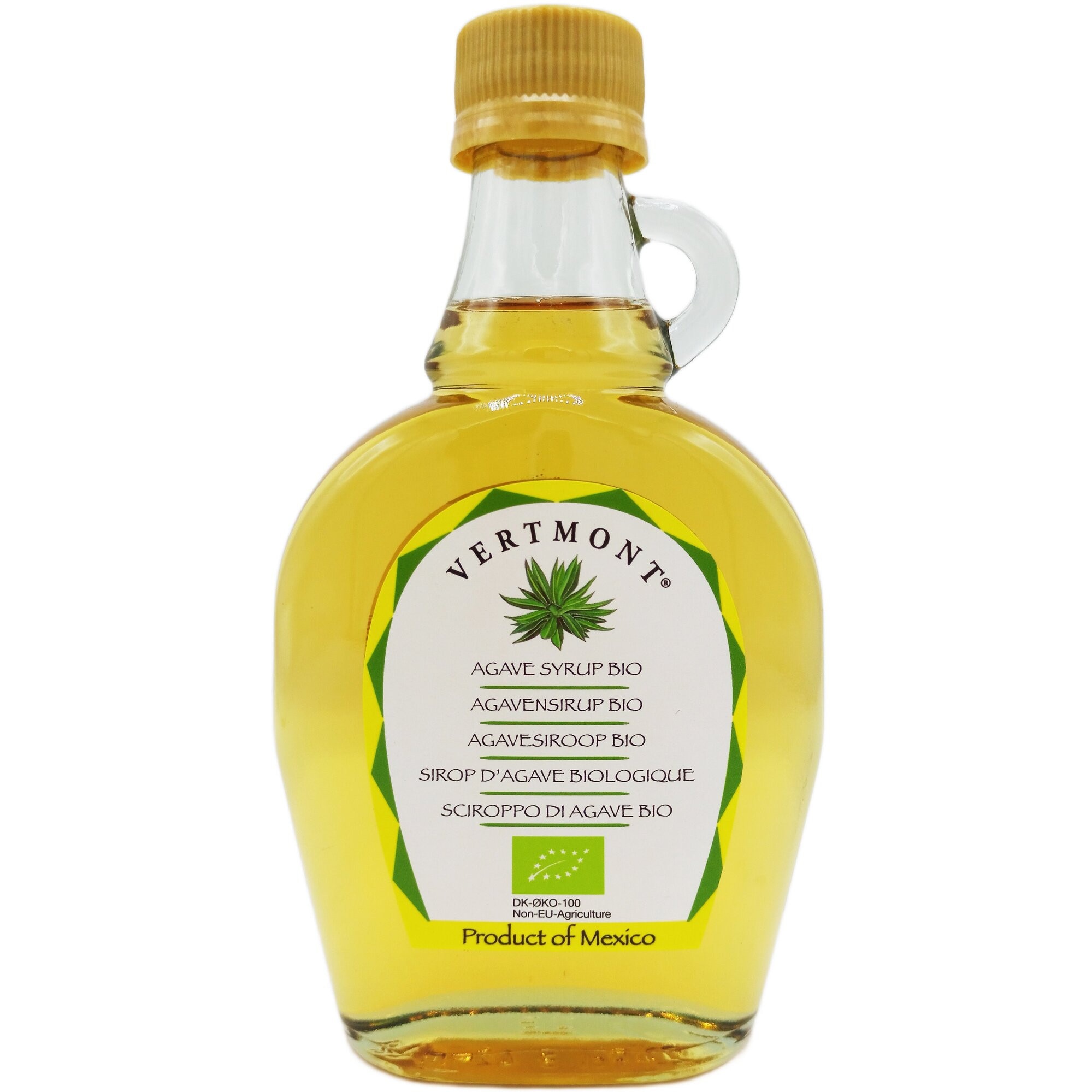 Sirop de Agave mexicane bio, indulcitor pur fara adaosuri, indice glicemic  redus, sursa de minerale, 324g, Vertmont Organic - eMAG.ro