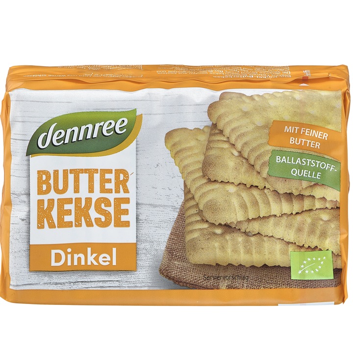 Biscuiti cu Unt Bio Dennree 200 g
