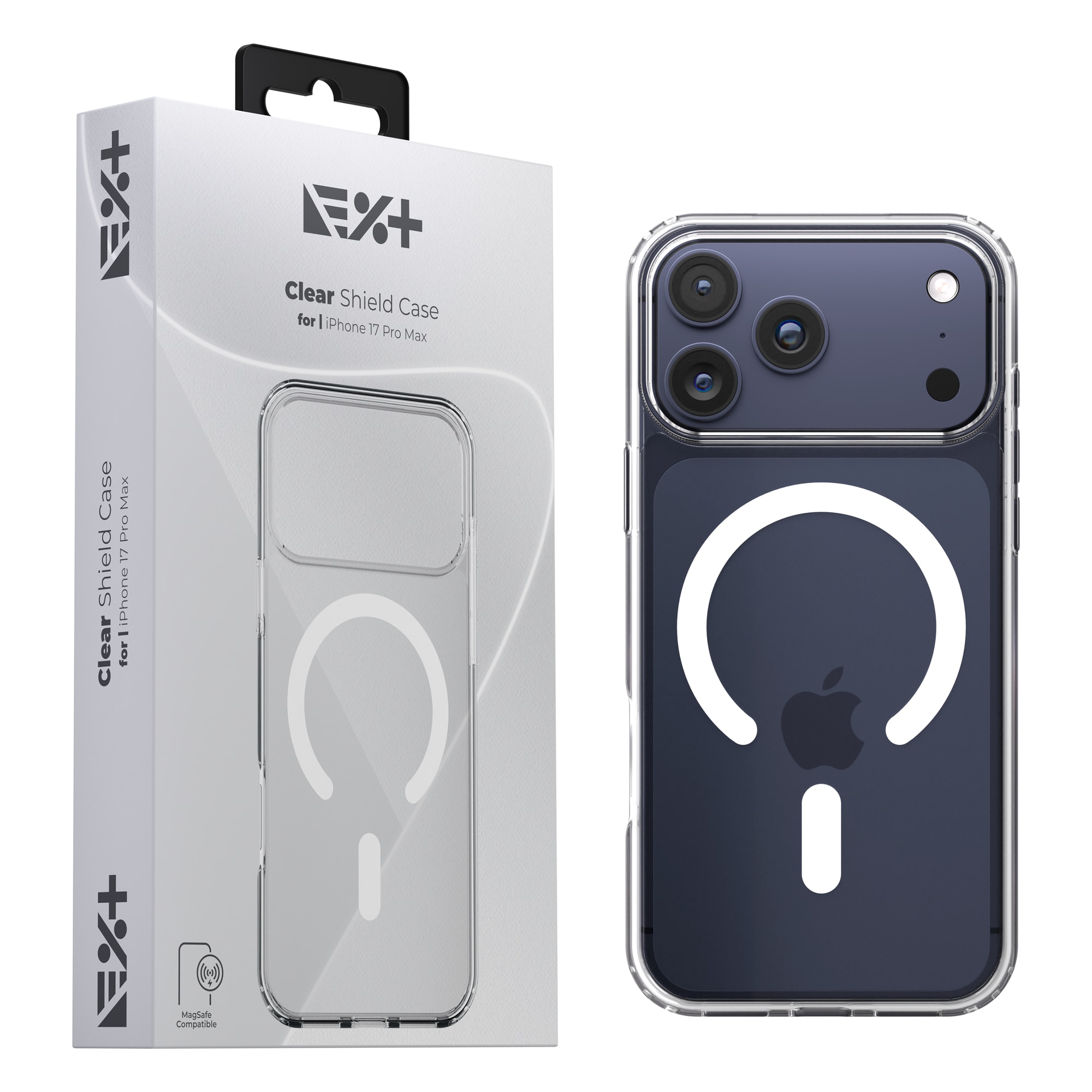 Husa de protectie NOA Mist Shield, compatibila Magsafe, pentru Iphone 17 Pro Max, Clear