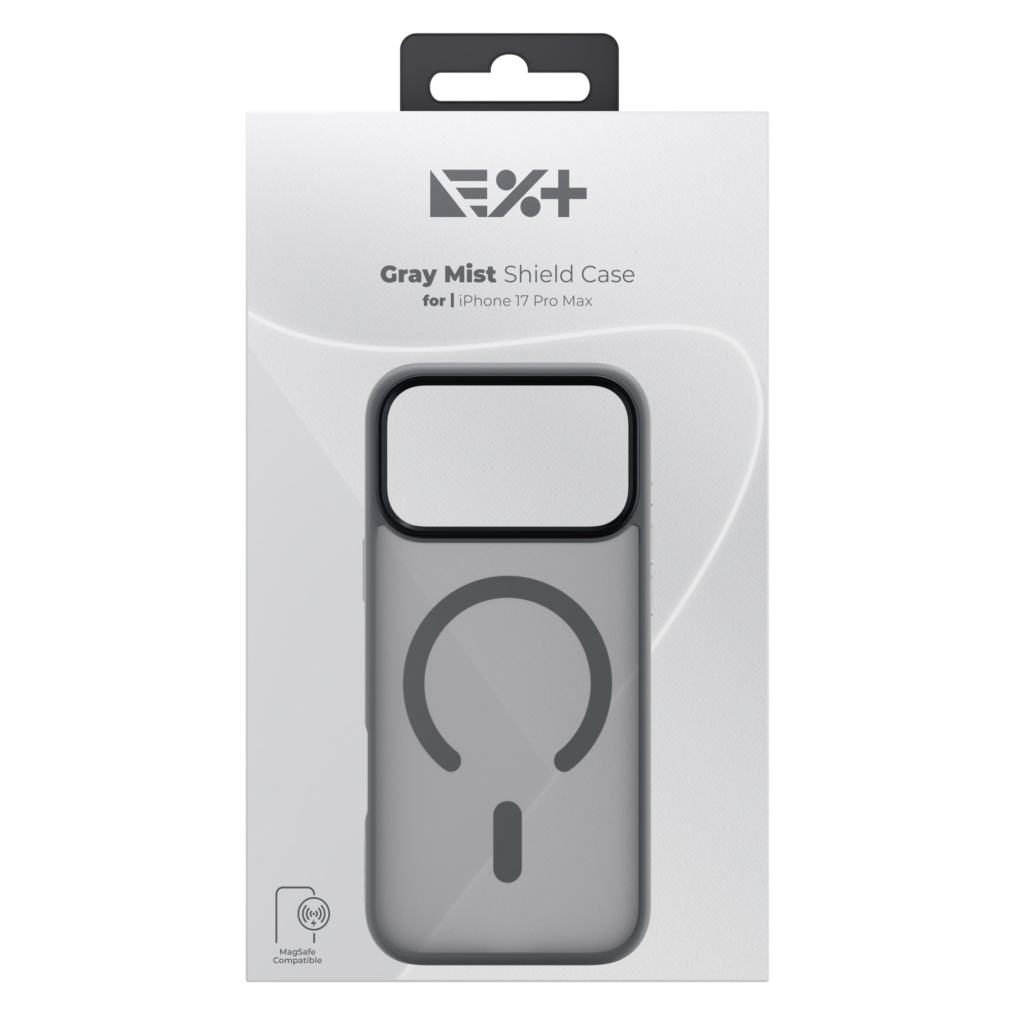 Husa de protectie NOA Mist Shield, compatibila Magsafe, pentru Iphone 17 Pro Max, Gri