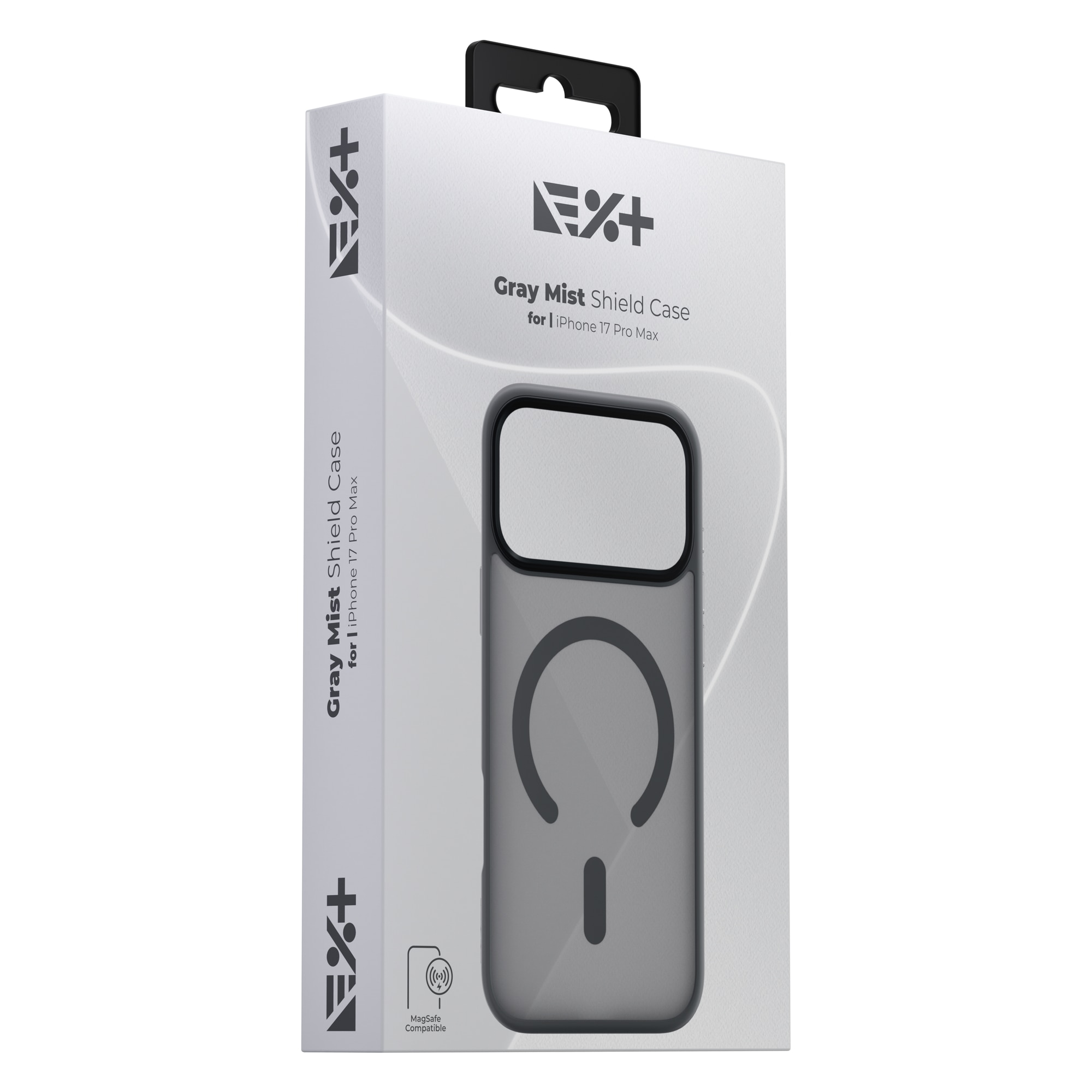 Husa de protectie NOA Mist Shield, compatibila Magsafe, pentru Iphone 17 Pro Max, Gri