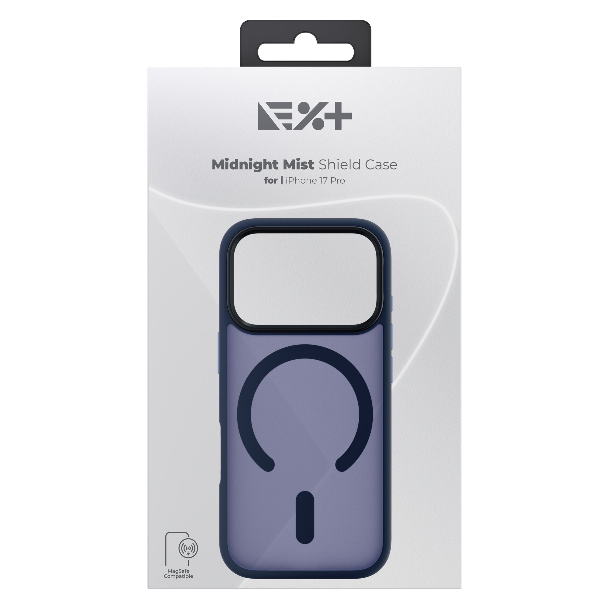 Husa de protectie NOA Mist Shield, compatibila Magsafe, pentru Iphone 17 Pro, Midnight