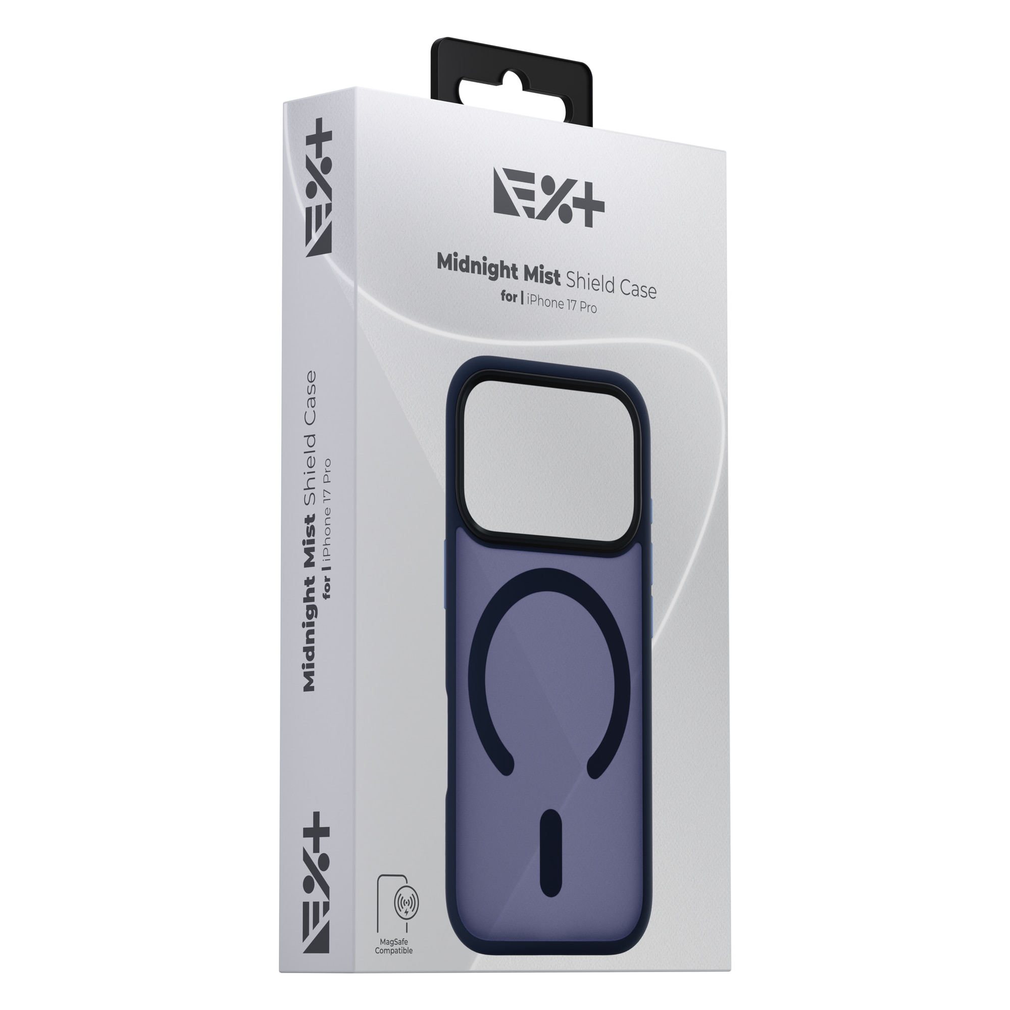 Husa de protectie NOA Mist Shield, compatibila Magsafe, pentru Iphone 17 Pro, Midnight