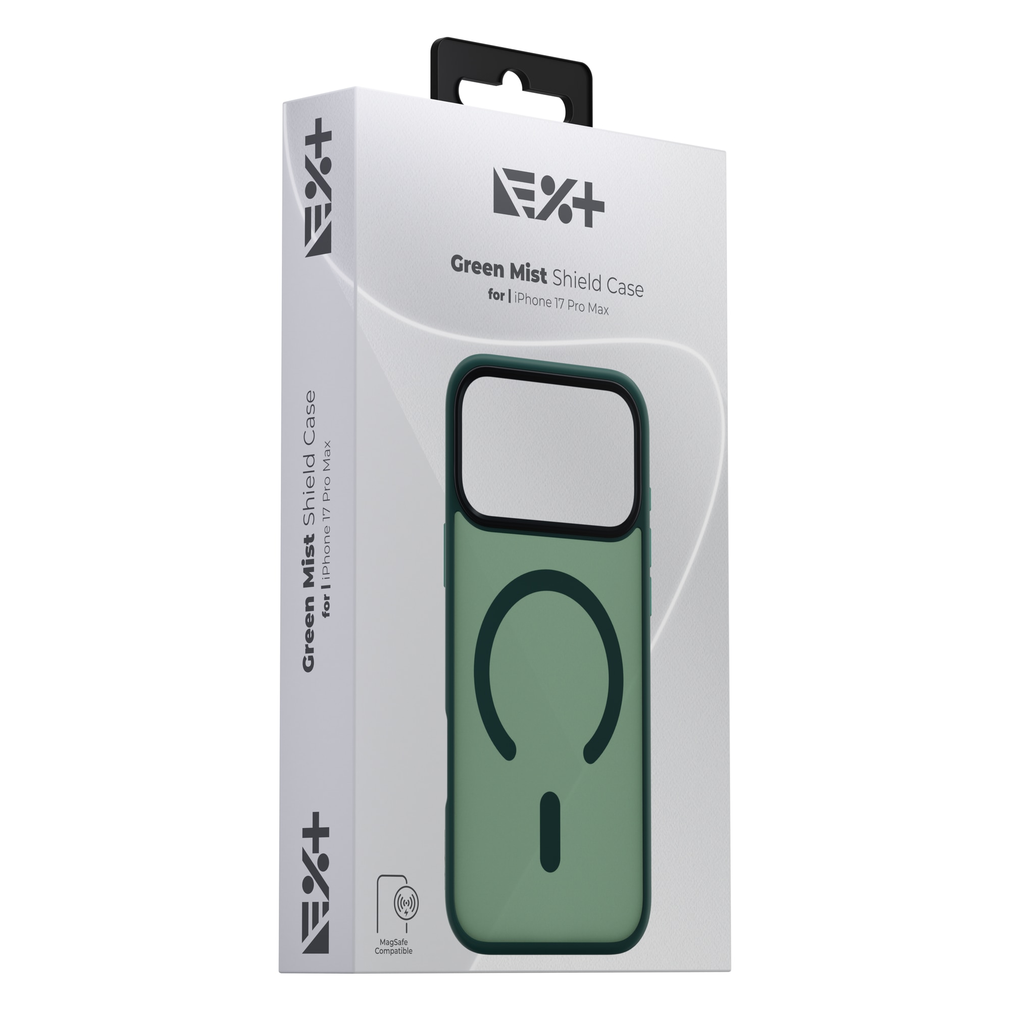 Husa de protectie NOA Mist Shield, compatibila Magsafe, pentru Iphone 17 Pro Max, Verde