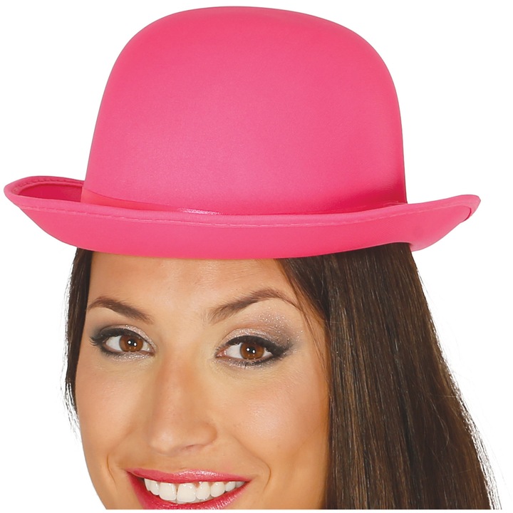 Palarie pentru clovn, Guirca, roz, 59cm