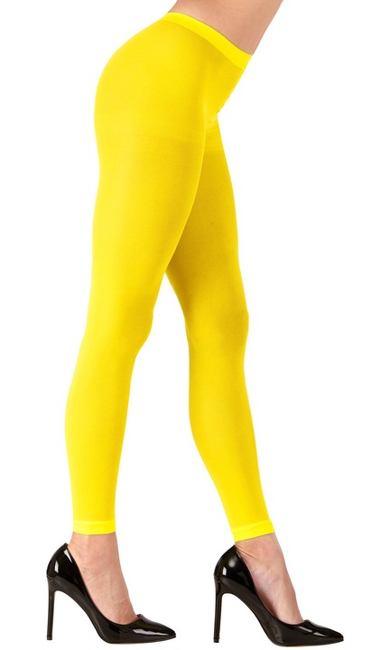 Dres dama, Widmann, Disco, galben neon, 70 DEN, One Size INTL